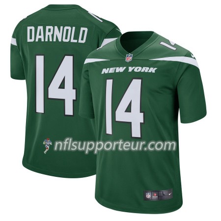 Maillot Homme New York Jets Sam Darnold 14 Nike Vert